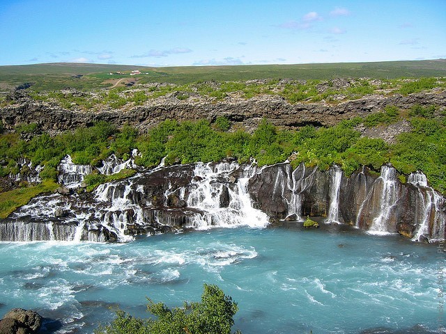 Водопад Храунфоссар 13